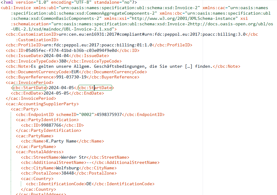 Adaptable XML