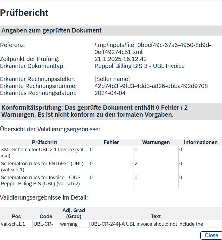Test Validate
